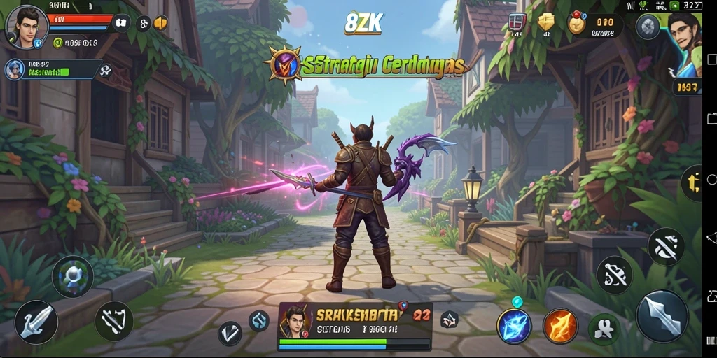Tampilan layar permainan 8ZK yang mendebarkan dan penuh strategi.