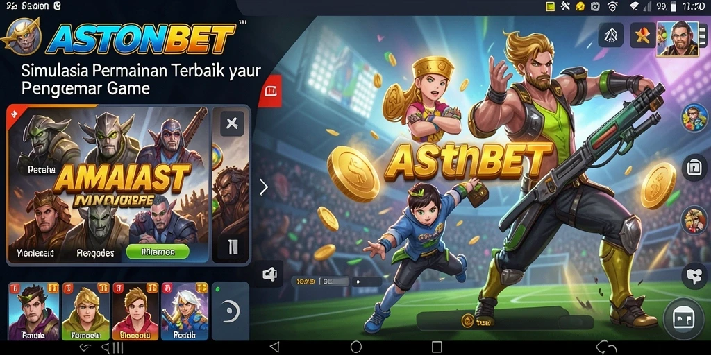 Tampilan gameplay yang menarik dari ASTONBET dalam simulasi permainan.