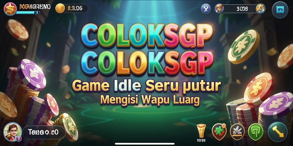 Tampilan gameplay seru dari COLOKSGP yang menampilkan karakter unik.