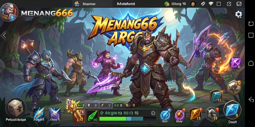 Tampilan menarik dari gameplay seru di MENANG666 ARPG.